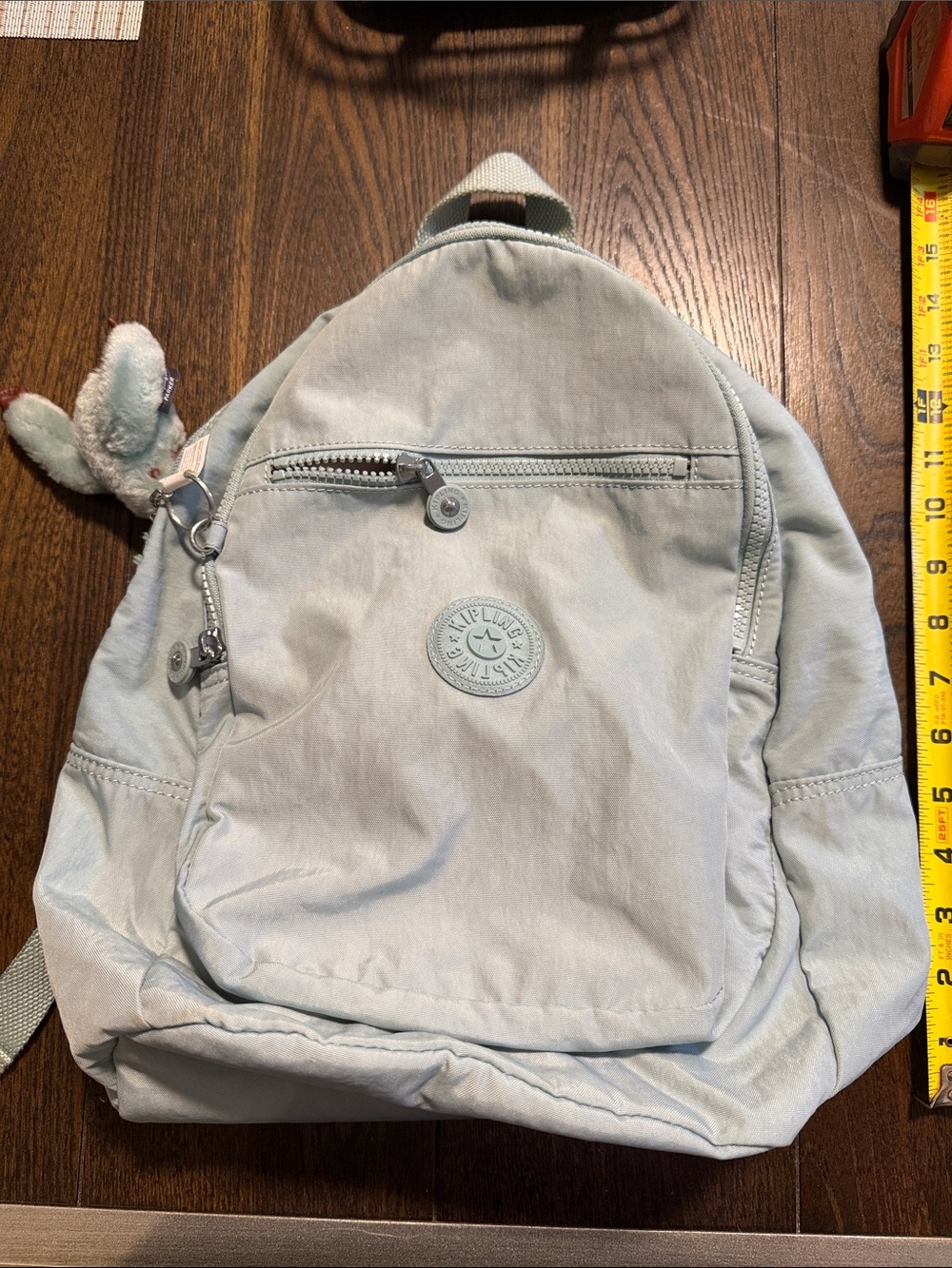 Light Blue Kipling Mini Backpack